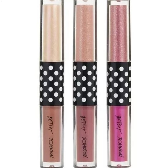 ๐ BETSEY JOHNSON - Double Ended Lip Glosses - Picture 2 of 2